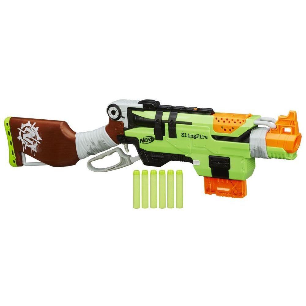 Lança Dardo Nerf Zombie Slingfire - Hasbro - Casa Tom